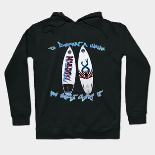 SW Thrawn Burgundy-Blue Surfboard Style v1 Hoodie